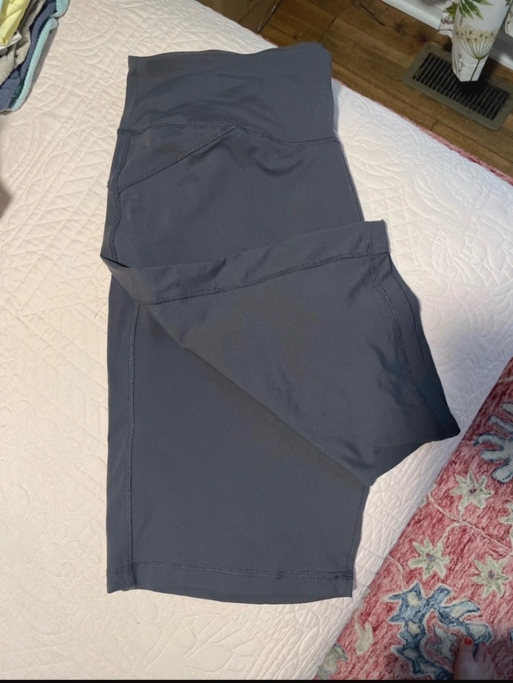 Marika Gray High-Waist Bike Shorts
